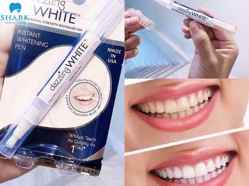 Bút tẩy trắng răng Dazzling White tẩy trắng nhanh chóng