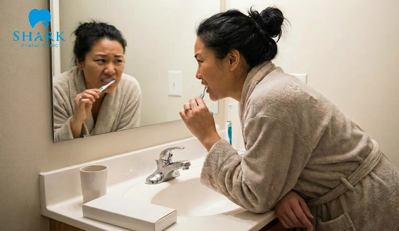 Buồn nôn lúc đánh răng có thể là do mang thai