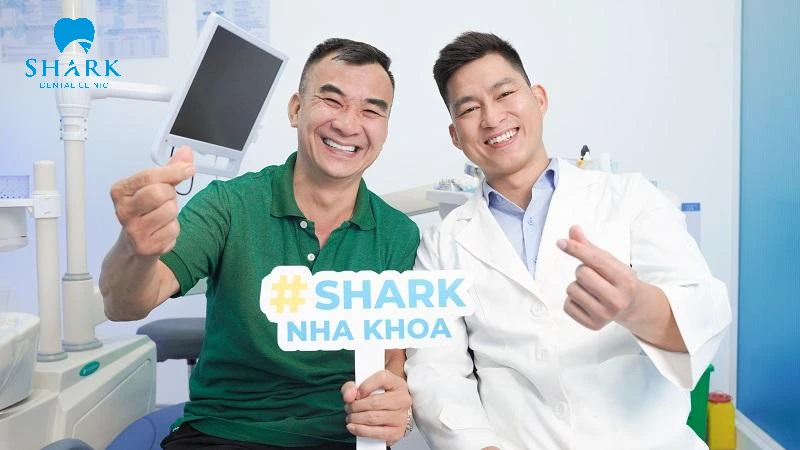 Trám cổ chân răng ở Nha khoa Shark