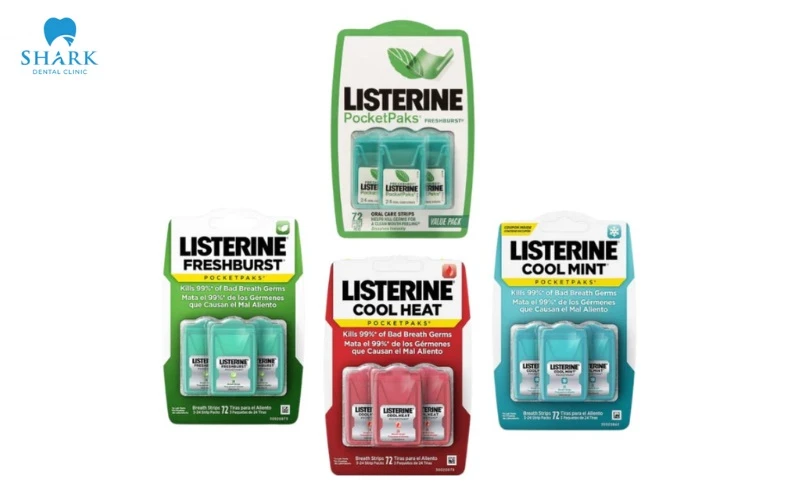 TOP 10 các loại kẹo ngậm thơm miệng tốt và an toàn hiện nay 19 Listerine Pocketpaks