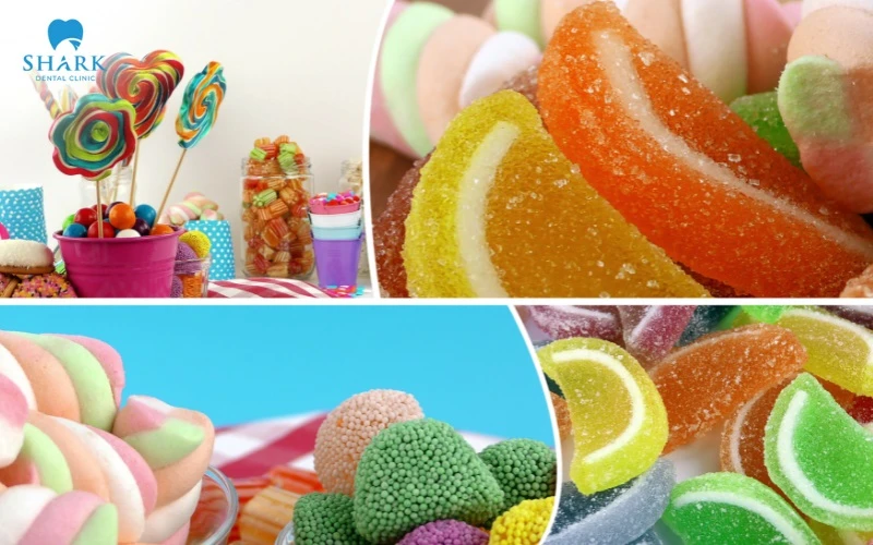 Tiêu thụ quá nhiều thực phẩm nhiều đường dễ bị xiết ăn răng