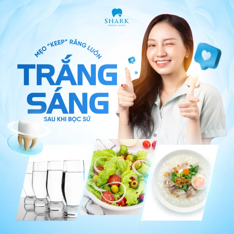 Mẹo giữ răng sứ luôn trắng sáng là cần phải xử lý triệt để các bệnh lý răng miệng