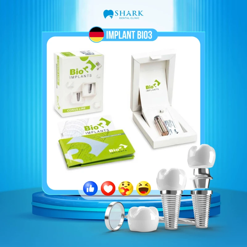 Implant Bio-3 với chính sách bảo hành trọn đời