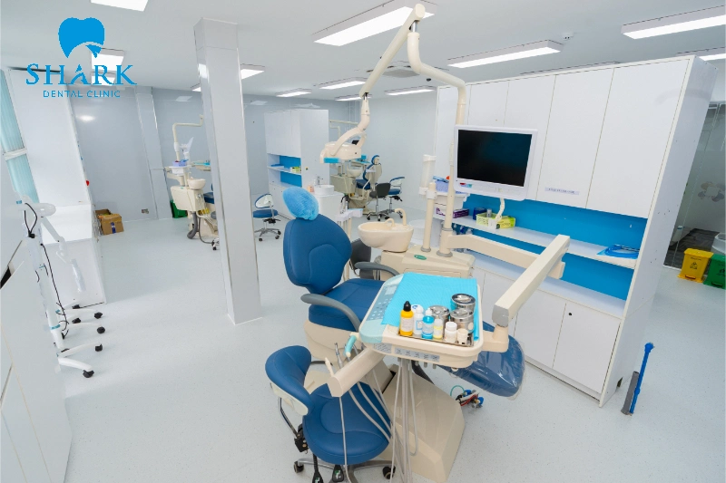 Hệ thống phòng dịch vụ nha khoa vô trùng, hiện đại