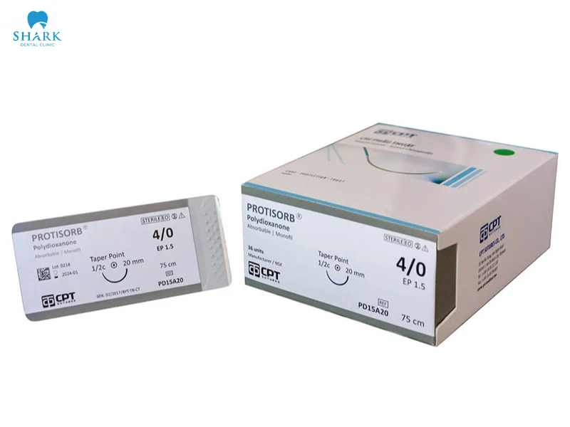 Nhổ răng khôn chỉ tự tiêu cần bao nhiêu thời gian tiêu huỷ? 12 Chỉ Polydioxanone