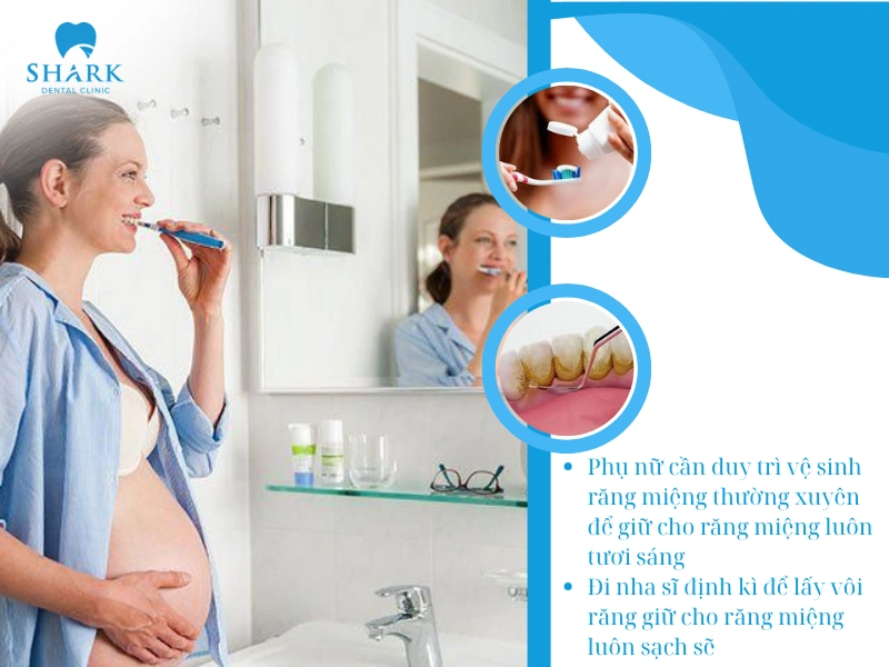 Duy trì thói quen vệ sinh răng miệng thường xuyên để giữ cho khoang miệng luôn trong trạng thái sạch sẽ