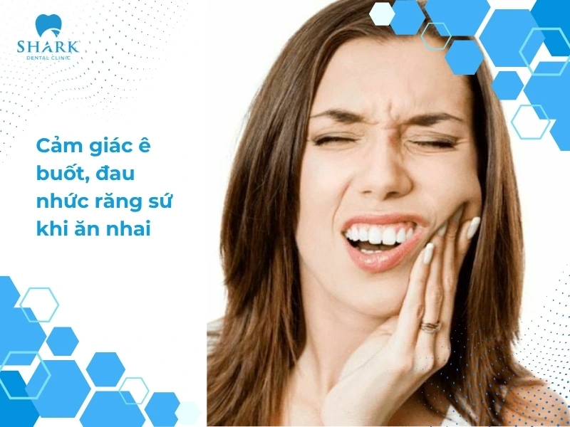 Dấu hiệu răng sứ bị hở, răng sẽ trở nên nhạy cảm hơn về mọi tác động từ bên ngoài