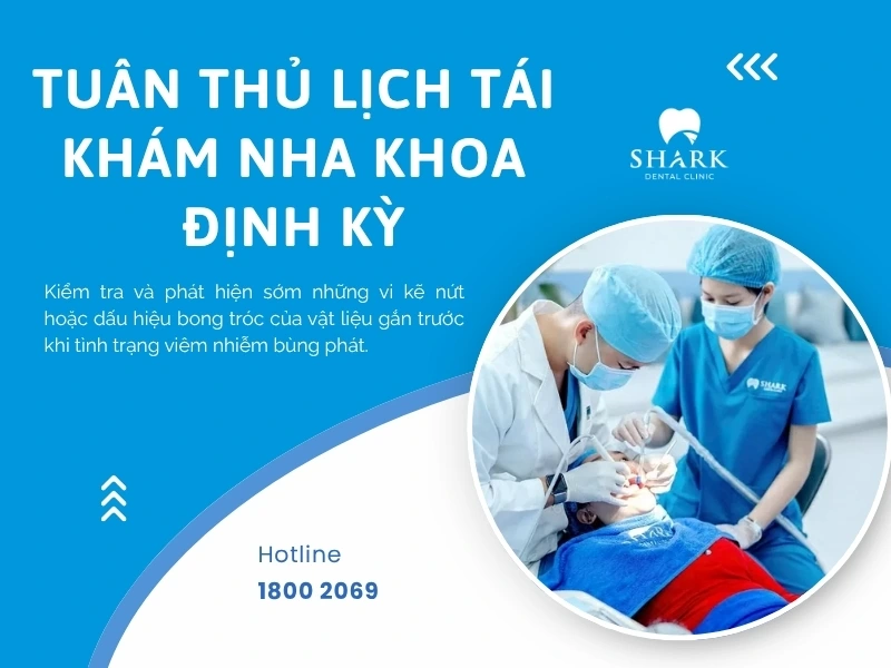 Đến nha khoa để kiểm tra sức khỏe răng miệng định kỳ