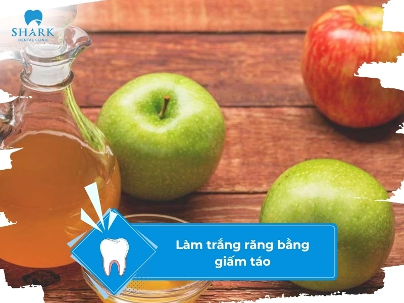 10 Mẹo làm trắng răng trong 5 phút tại nhà hiệu quả và an toàn 28 Sử dụng giấm táo để làm trắng răng