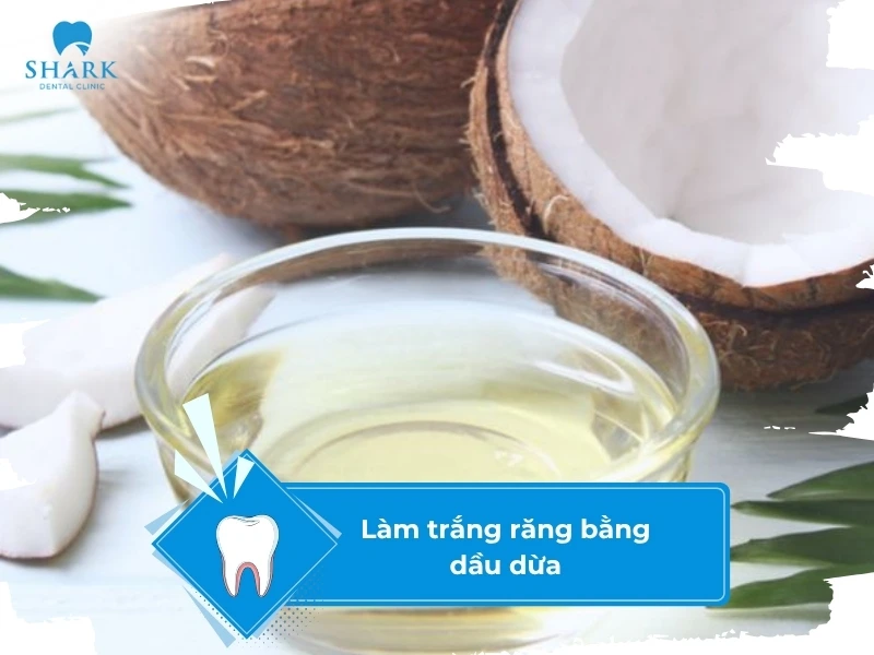 10 Mẹo làm trắng răng trong 5 phút tại nhà hiệu quả và an toàn 23 Sử dụng dầu dừa để làm trắng răng có thể thực hiện đều đặn mỗi ngày