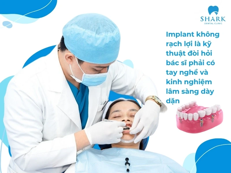 Đây là kỹ thuật đòi hỏi bác sĩ phải có tay nghề và kinh nghiệm lâm sàng dày dặn