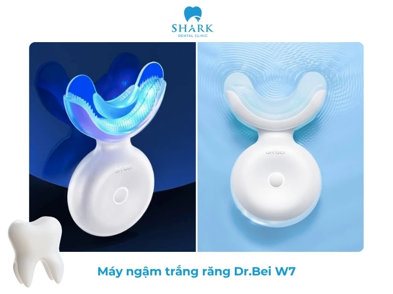 TOP 10 máy làm trắng răng tại nhà tốt và an toàn năm 2026 26 Máy trắng răng Dr.Bei W7