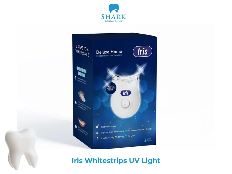 TOP 10 máy làm trắng răng tại nhà tốt và an toàn năm 2026 22 Máy Iris Whitestrips UV Light