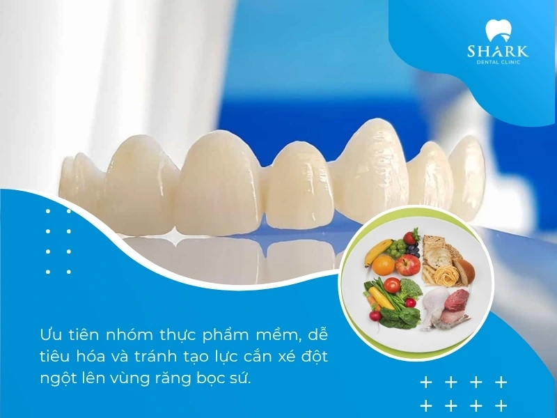 Thay đổi chế độ ăn uống để bảo vệ răng sứ tốt hơn