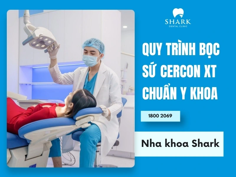 Quy trình bọc sứ vô trùng tại Nha khoa Shark