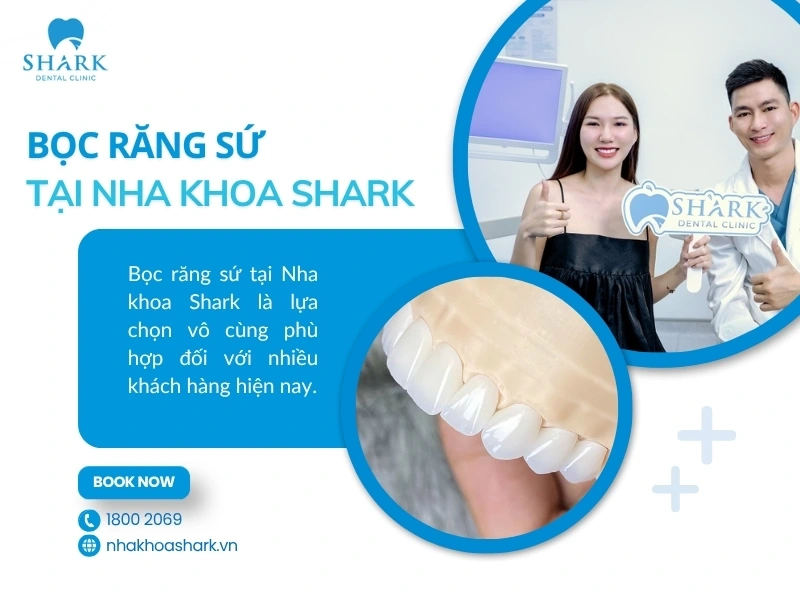 Bọc răng sứ Zirconia ở Nha khoa Shark