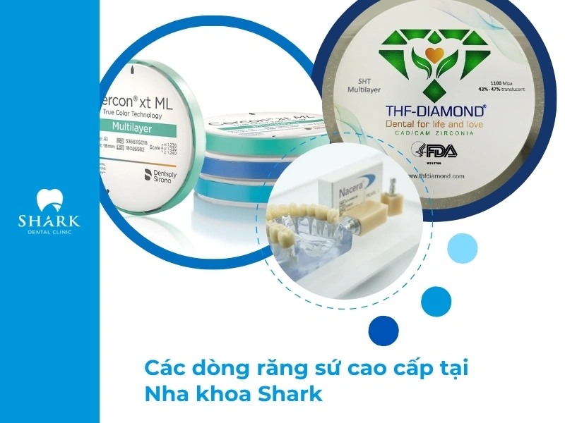 Các dòng sứ cao cấp khác từ Đức tại Nha khoa Shark