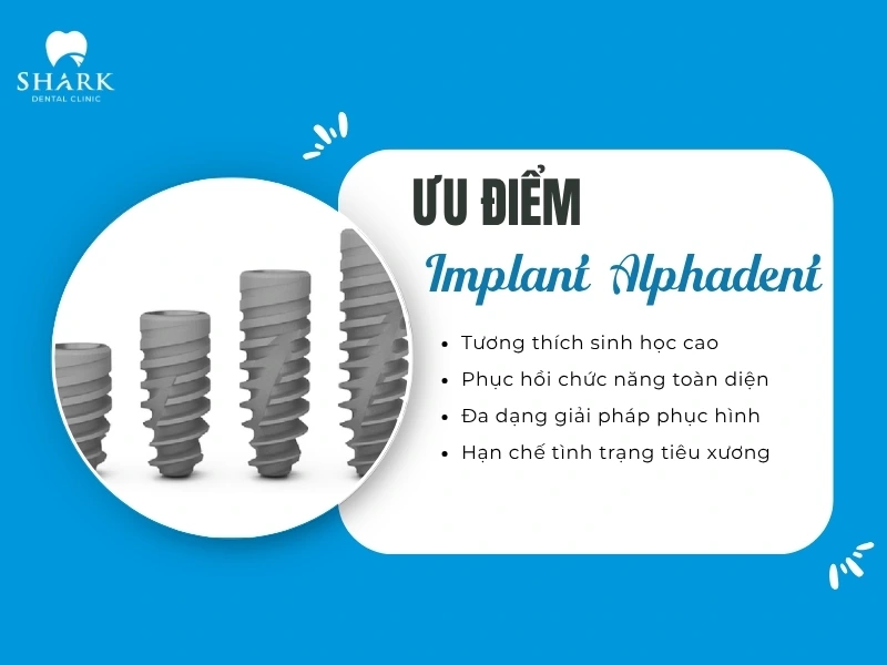 Trụ Implant Alphadent có tốt không?