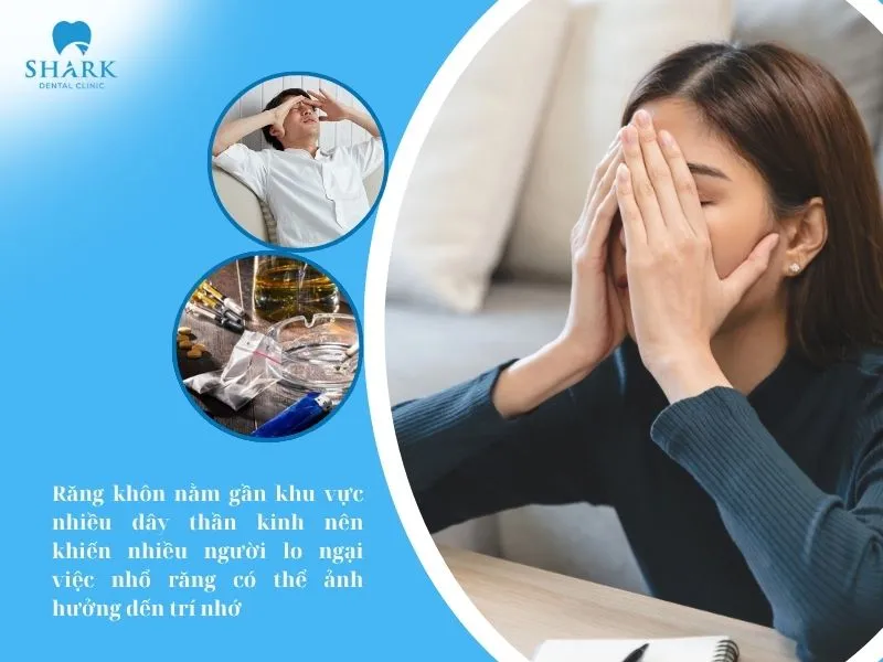 Nhổ răng khôn có làm giảm trí nhớ không? Góc nhìn chuyên gia 9 Áp lực công việc, căng thẳng kéo dài, thiếu ngủ hoặc sử dụng các chất kích thích là những nguyên nhân phổ biến dẫn đến suy giảm trí nhớ