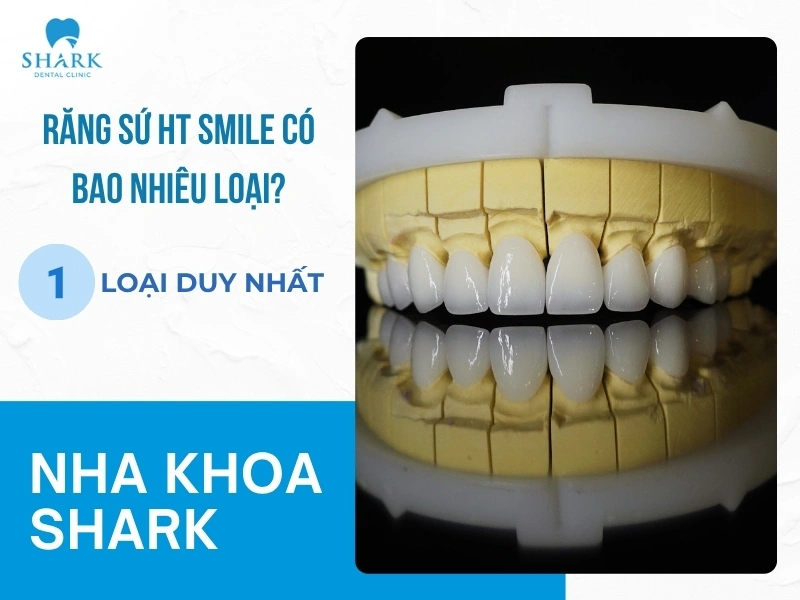 Răng sứ HT Smile chỉ có 1 loại duy nhất nhưng lại đa dạng bảng màu