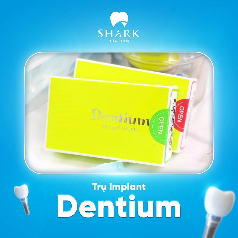Trụ răng Dentium chính hãng tại Nha khoa Shark được bác sĩ cho kiểm tra kỹ lưỡng