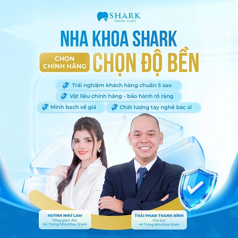 Lựa chọn nha khoa Shark để cấy trụ răng uy tín