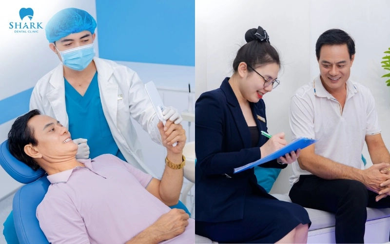Nha khoa Shark luôn cam kết mang đến những trải nghiệm thoải mái và sự an tâm đến với từng khách hàng khi sử dụng dịch vụ