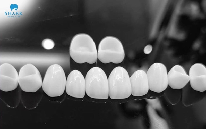 Mão răng sứ Razor bên cạnh khối phôi Zirconia nguyên khối