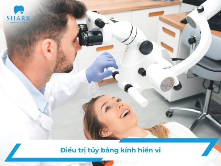 Điều trị tủy bằng kính hiển vi
