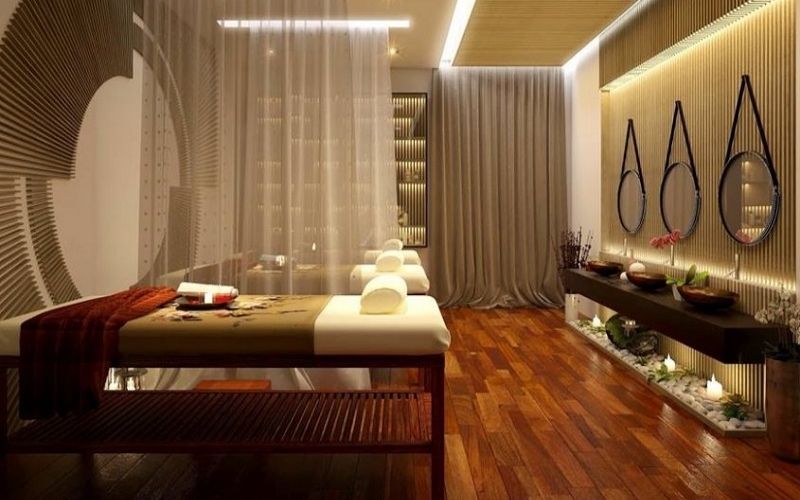 Mẫu thiết kế spa tối giản