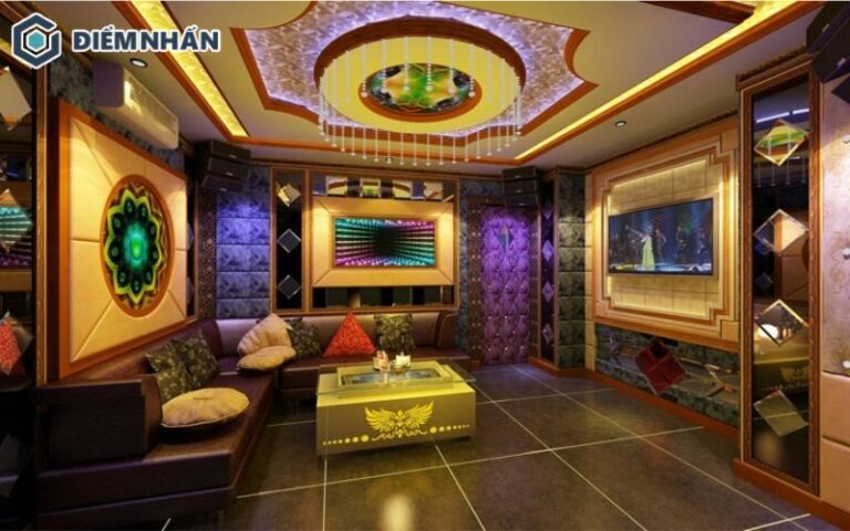 Căn phòng được thiết kế với các hình khối thể hiện đẳng cấp