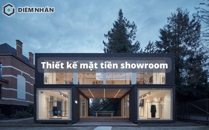 Thiết kế mặt tiền showroom