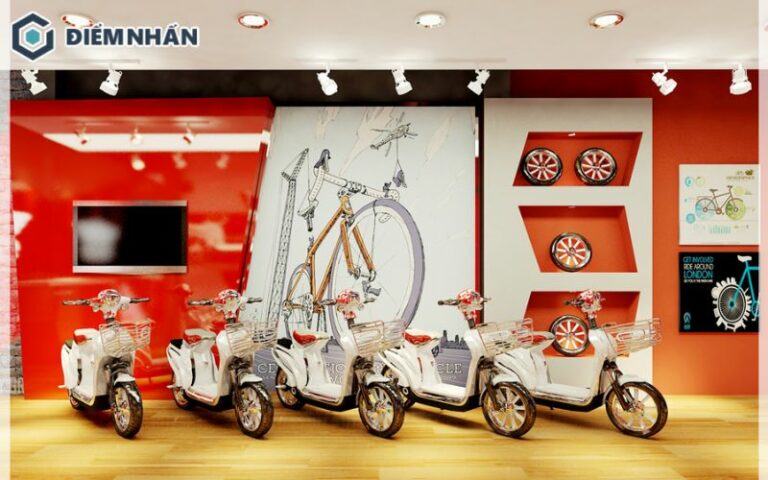 20+ Mẫu thiết kế showroom xe máy đẹp, đón đầu xu hướng