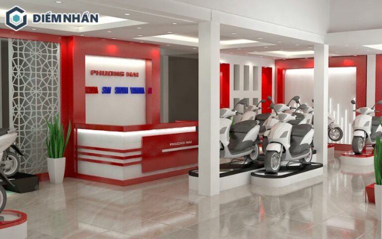 20+ Mẫu thiết kế showroom xe máy đẹp, đón đầu xu hướng