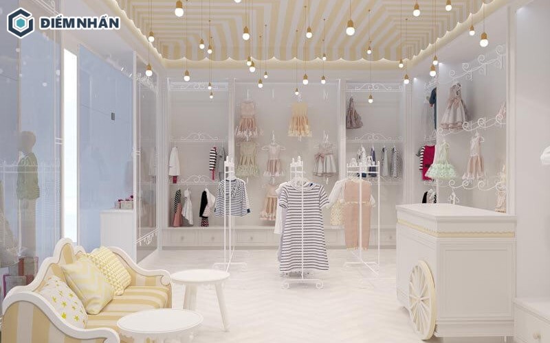 Thiết kế shop quần áo trẻ em