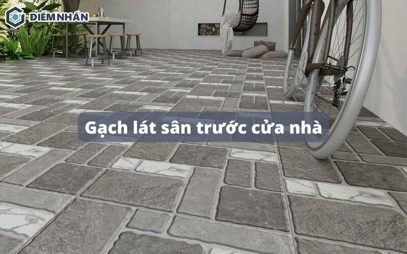 Gạch lát sân trước cửa nhà
