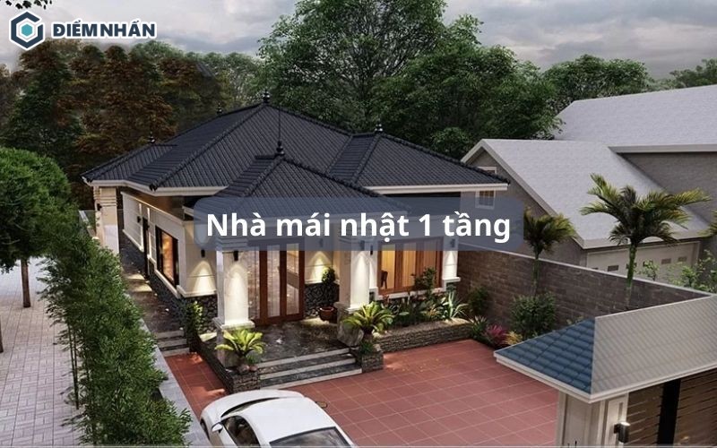 nhà mái nhật 1 tầng