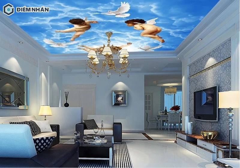 99+ Mẫu trang trí trần nhà đẹp, đơn giản sang trọng hiện đại