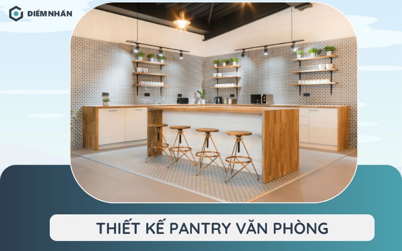 thiết kế pantry văn phòng