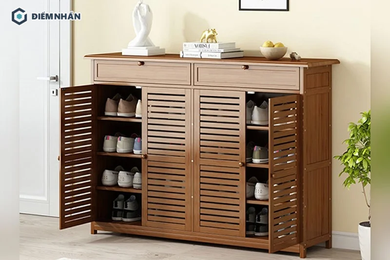 Cần dựa vào diện tích của không gian để lựa chọn tủ giày có kích thước phù hợp