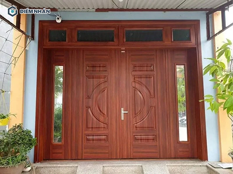 Ưu điểm nổi bật của dòng cửa gỗ 2 cánh là tính thẩm cao và độ bền vượt trội