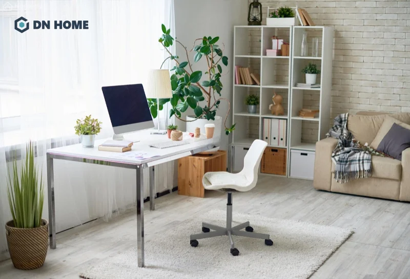 Nên tích hợp thêm cây xanh trong phòng làm việc cá nhân giúp giảm thiểu căng thẳng