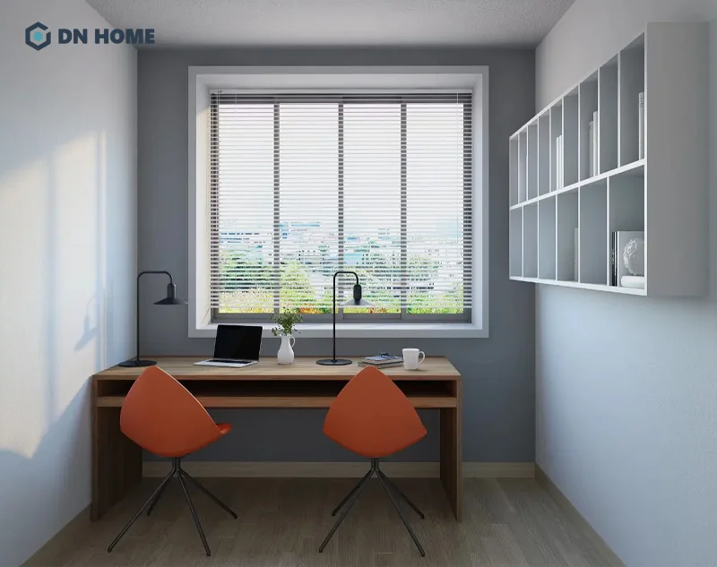 Văn phòng làm việc nhỏ tại nhà nên sử dụng nội thất kiểu dáng đơn giản, đa chức năng