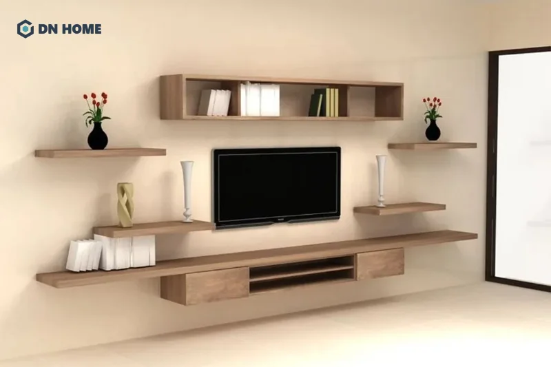 Kích thước của kệ tivi là yếu tố quan trọng ảnh hưởng đến tính hài hòa tổng thể không gian nội thất