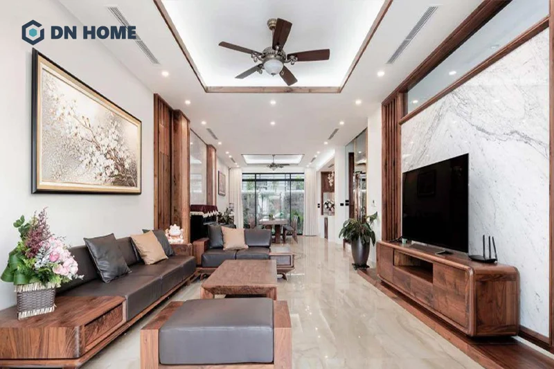 Tấm nhựa PVC thường được ứng dụng làm trần nhà bởi có độ bền đẹp cao