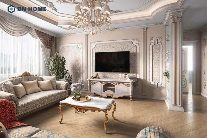 Không gian sống đậm chất cổ điển phương Tây được nhiều người ưa chuộng