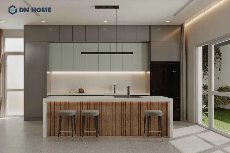 Những đường nét đơn giản, tinh tế sẽ giúp không gian nội thất luôn giữ được vẻ đẹp trường tồn, không bị lỗi thời
