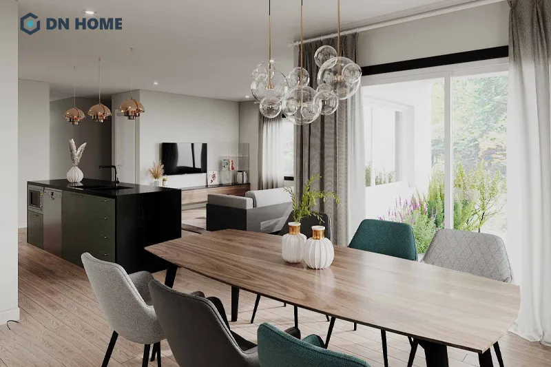 Thiết kế nội thất nhà phố theo không gian mở đang là xu hướng hiện nay, tối ưu diện tích hiệu quả