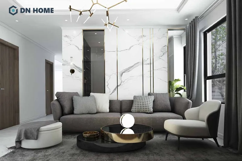 Kết hợp các yếu tố tương phản một cách đầy khéo léo tạo nên không gian nội thất nhà phố ấn tượng