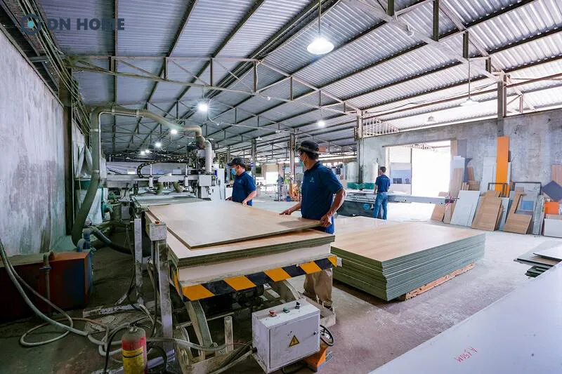 Nội Thất Điểm Nhấn sở hữu xưởng sản xuất nội thất riêng với quy mô hơn 2000m2